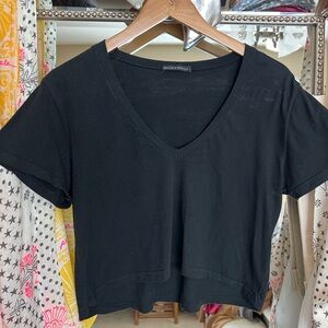 Brandy Melville Black Crop Top